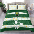 Ipswich Rugby Custom Bedding Set Go Jets Aboriginal Art - Aussie Hoodie