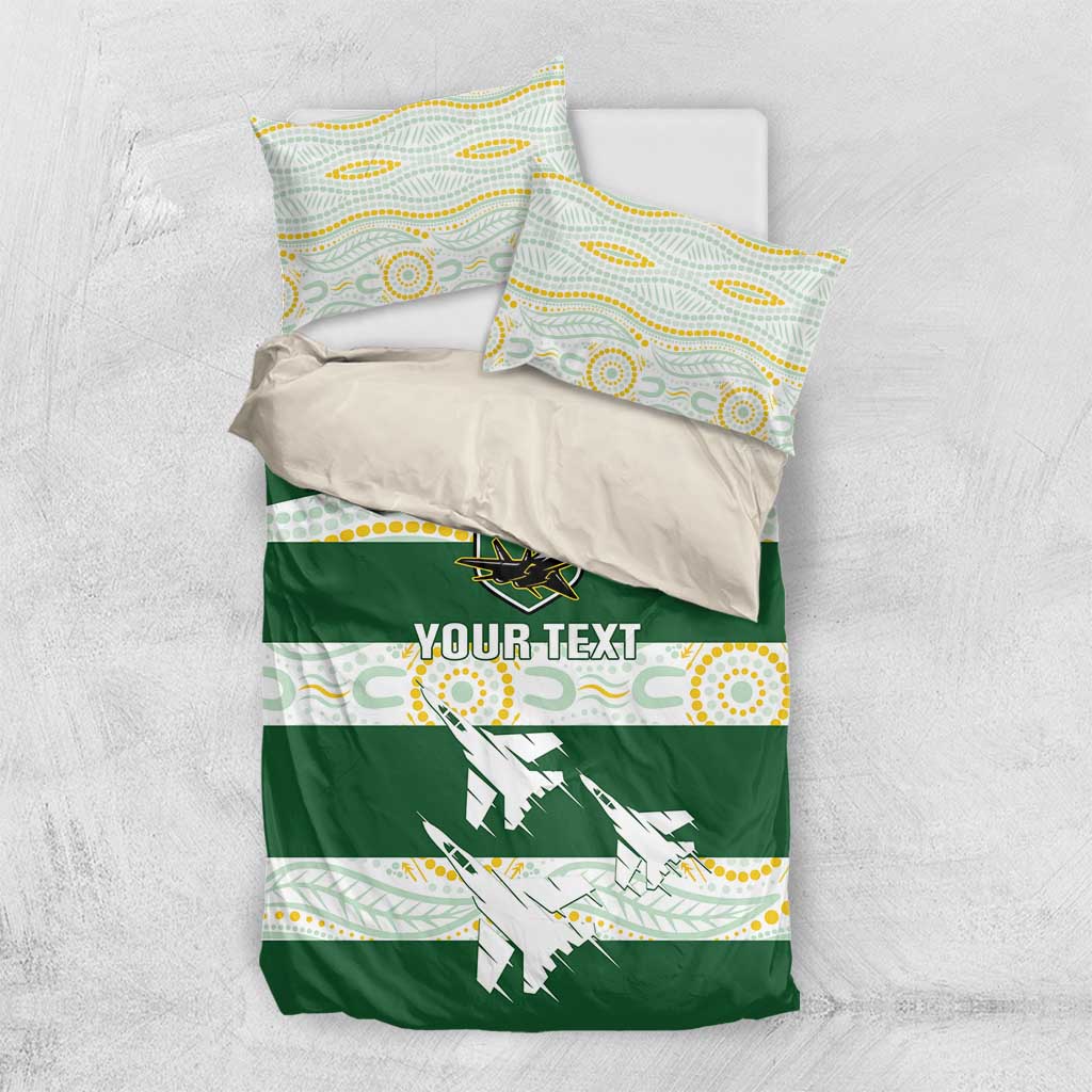 Ipswich Rugby Custom Bedding Set Go Jets Aboriginal Art - Aussie Hoodie