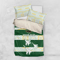 Ipswich Rugby Custom Bedding Set Go Jets Aboriginal Art - Aussie Hoodie