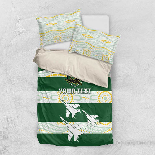 Ipswich Rugby Custom Bedding Set Go Jets Aboriginal Art - Aussie Hoodie