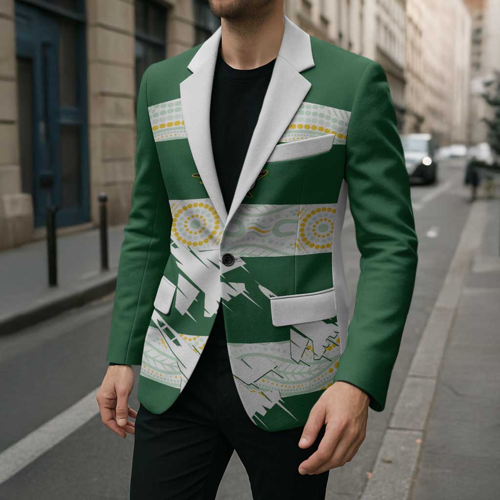 Ipswich Rugby Custom Blazer Go Jets Aboriginal Art - Aussie Hoodie