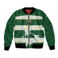 Ipswich Rugby Custom Bomber Jacket Go Jets Aboriginal Art - Aussie Hoodie