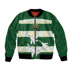 Ipswich Rugby Custom Bomber Jacket Go Jets Aboriginal Art - Aussie Hoodie