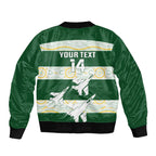Ipswich Rugby Custom Bomber Jacket Go Jets Aboriginal Art - Aussie Hoodie