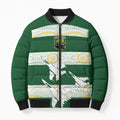 Ipswich Rugby Custom Bomber Puffer Jacket Go Jets Aboriginal Art - Aussie Hoodie