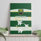 Ipswich Rugby Custom Canvas Wall Art Go Jets Aboriginal Art - Aussie Hoodie