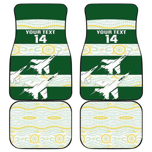 Ipswich Rugby Custom Car Mats Go Jets Aboriginal Art - Aussie Hoodie