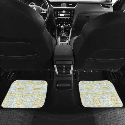 Ipswich Rugby Custom Car Mats Go Jets Aboriginal Art - Aussie Hoodie