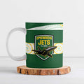 Ipswich Rugby Custom Ceramic Mug Go Jets Aboriginal Art - Aussie Hoodie