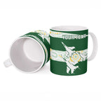Ipswich Rugby Custom Ceramic Mug Go Jets Aboriginal Art - Aussie Hoodie