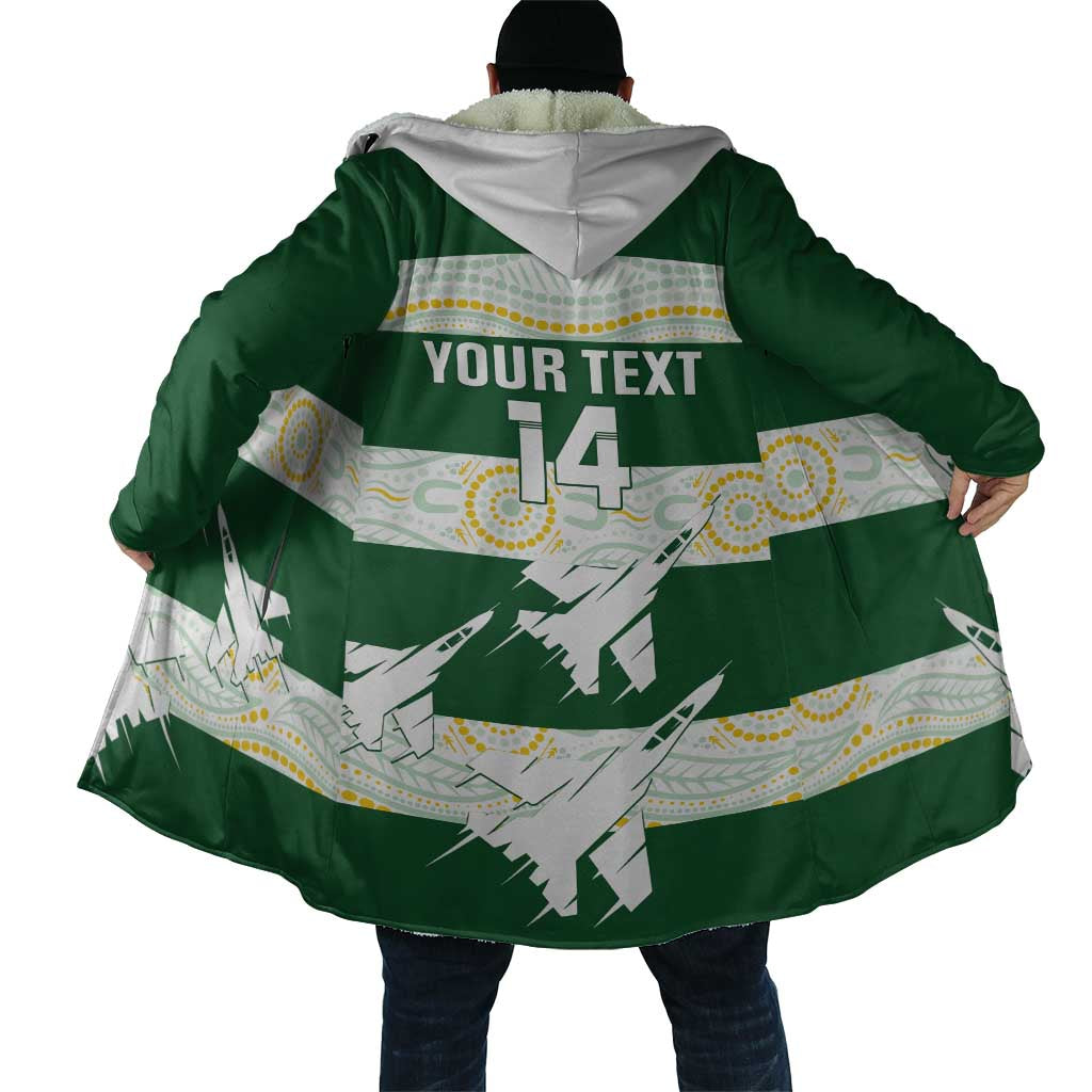 Ipswich Rugby Custom Cloak Go Jets Aboriginal Art - Aussie Hoodie