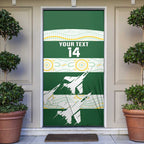 Ipswich Rugby Custom Door Cover Go Jets Aboriginal Art - Aussie Hoodie