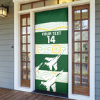 Ipswich Rugby Custom Door Cover Go Jets Aboriginal Art - Aussie Hoodie
