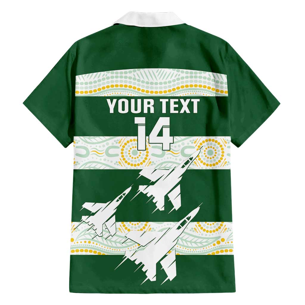 Ipswich Rugby Custom Family Matching Off Shoulder Short Dress and Hawaiian Shirt Go Jets Aboriginal Art - Aussie Hoodie