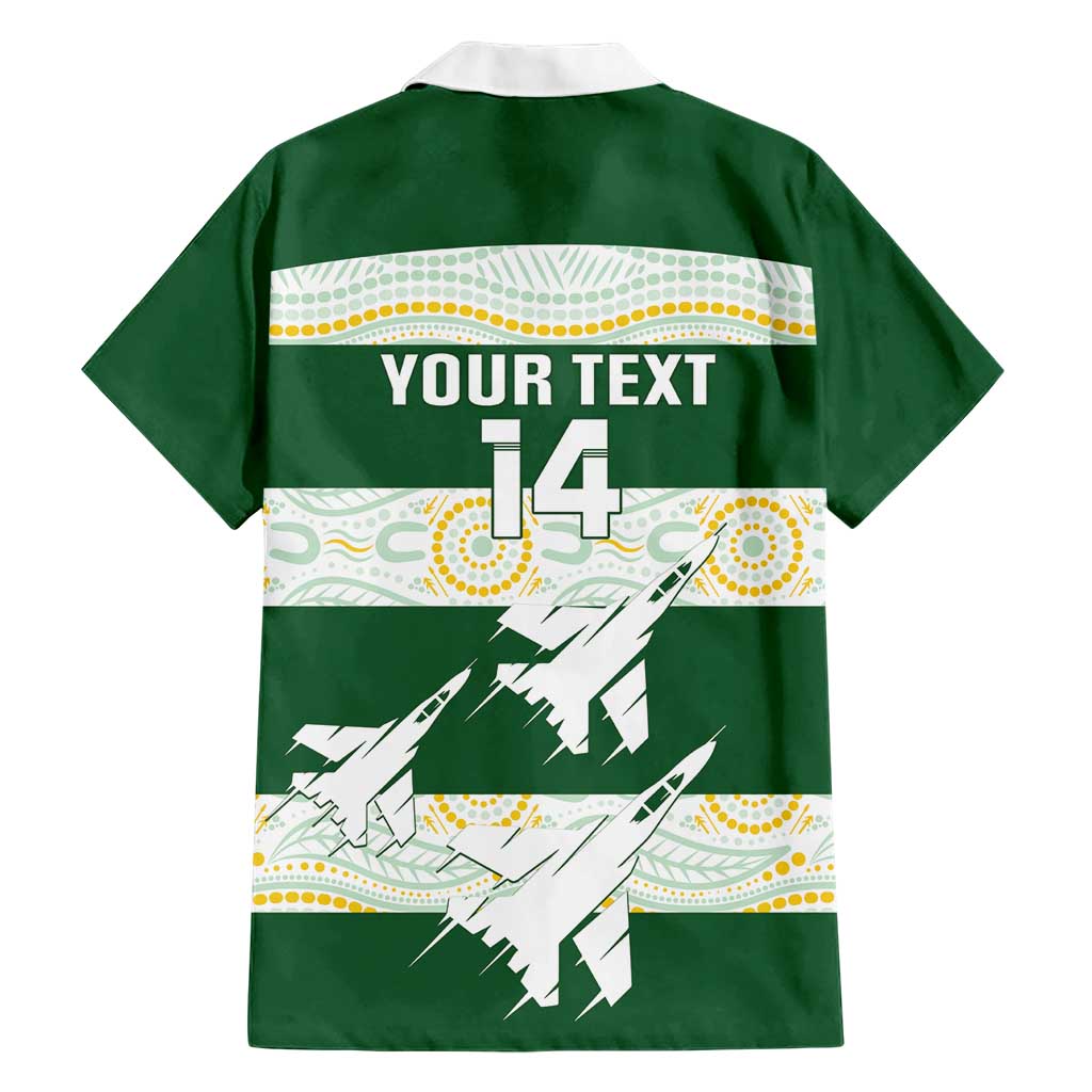 Ipswich Rugby Custom Family Matching Short Sleeve Bodycon Dress and Hawaiian Shirt Go Jets Aboriginal Art - Aussie Hoodie