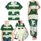 Ipswich Rugby Custom Family Matching Tank Maxi Dress and Hawaiian Shirt Go Jets Aboriginal Art - Aussie Hoodie