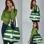 Ipswich Rugby Custom Grocery Bag Go Jets Aboriginal Art - Aussie Hoodie