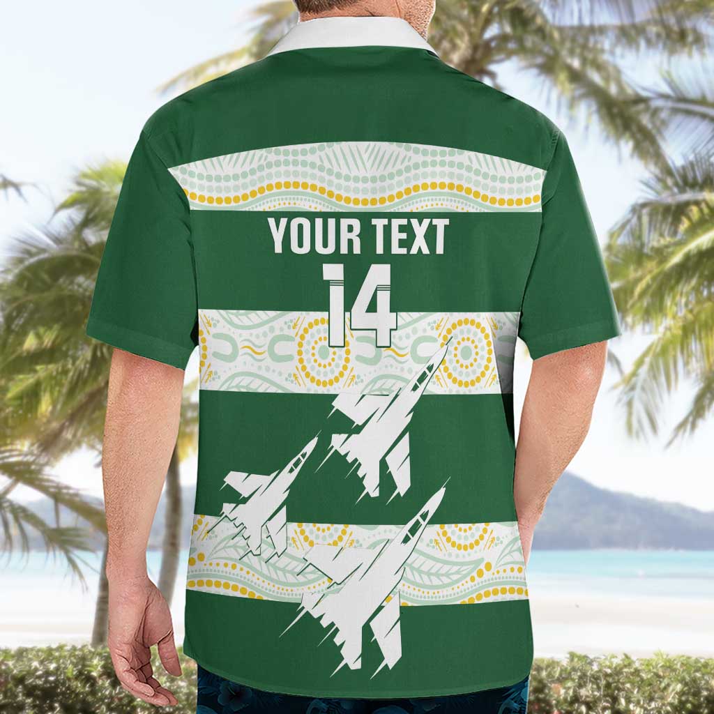 Ipswich Rugby Custom Hawaiian Shirt Go Jets Aboriginal Art - Aussie Hoodie