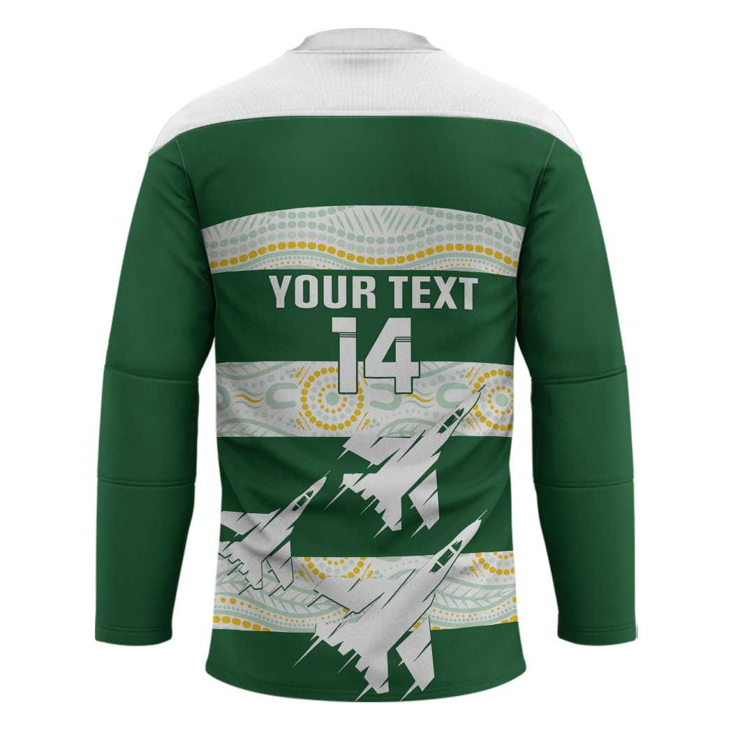 Ipswich Rugby Custom Hockey Jersey Go Jets Aboriginal Art - Aussie Hoodie