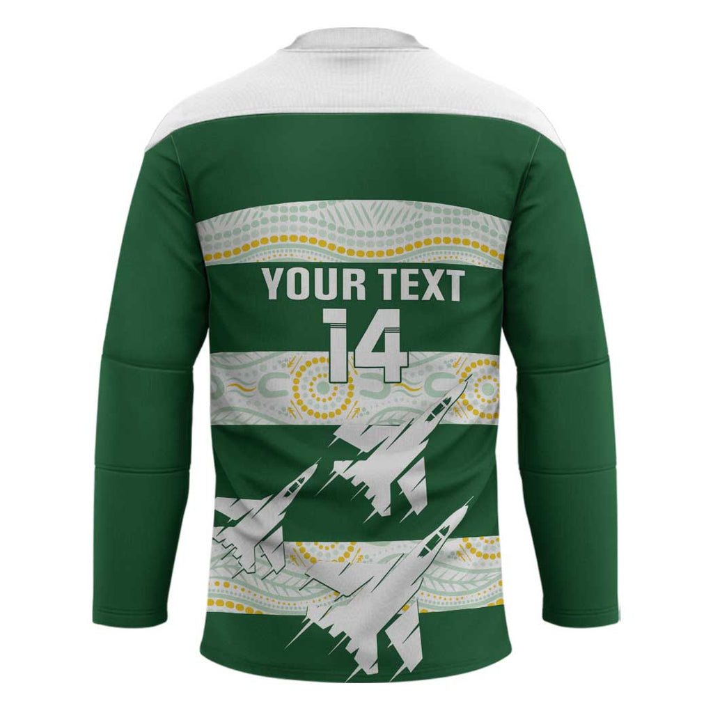 Ipswich Rugby Custom Hockey Jersey Go Jets Aboriginal Art - Aussie Hoodie