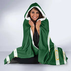 Ipswich Rugby Custom Hooded Blanket Go Jets Aboriginal Art - Aussie Hoodie