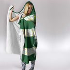 Ipswich Rugby Custom Hooded Blanket Go Jets Aboriginal Art - Aussie Hoodie