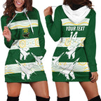 Ipswich Rugby Custom Hoodie Dress Go Jets Aboriginal Art - Aussie Hoodie