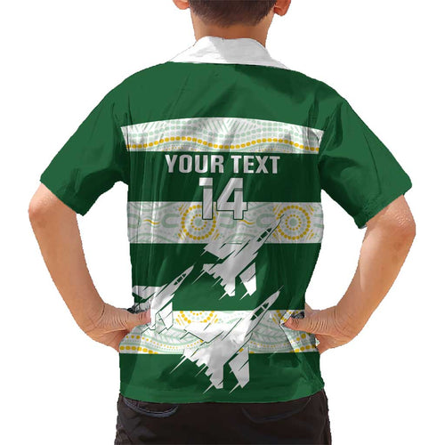 Ipswich Rugby Custom Kid Hawaiian Shirt Go Jets Aboriginal Art - Aussie Hoodie