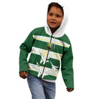 Ipswich Rugby Custom Kid Hoodie Go Jets Aboriginal Art - Aussie Hoodie
