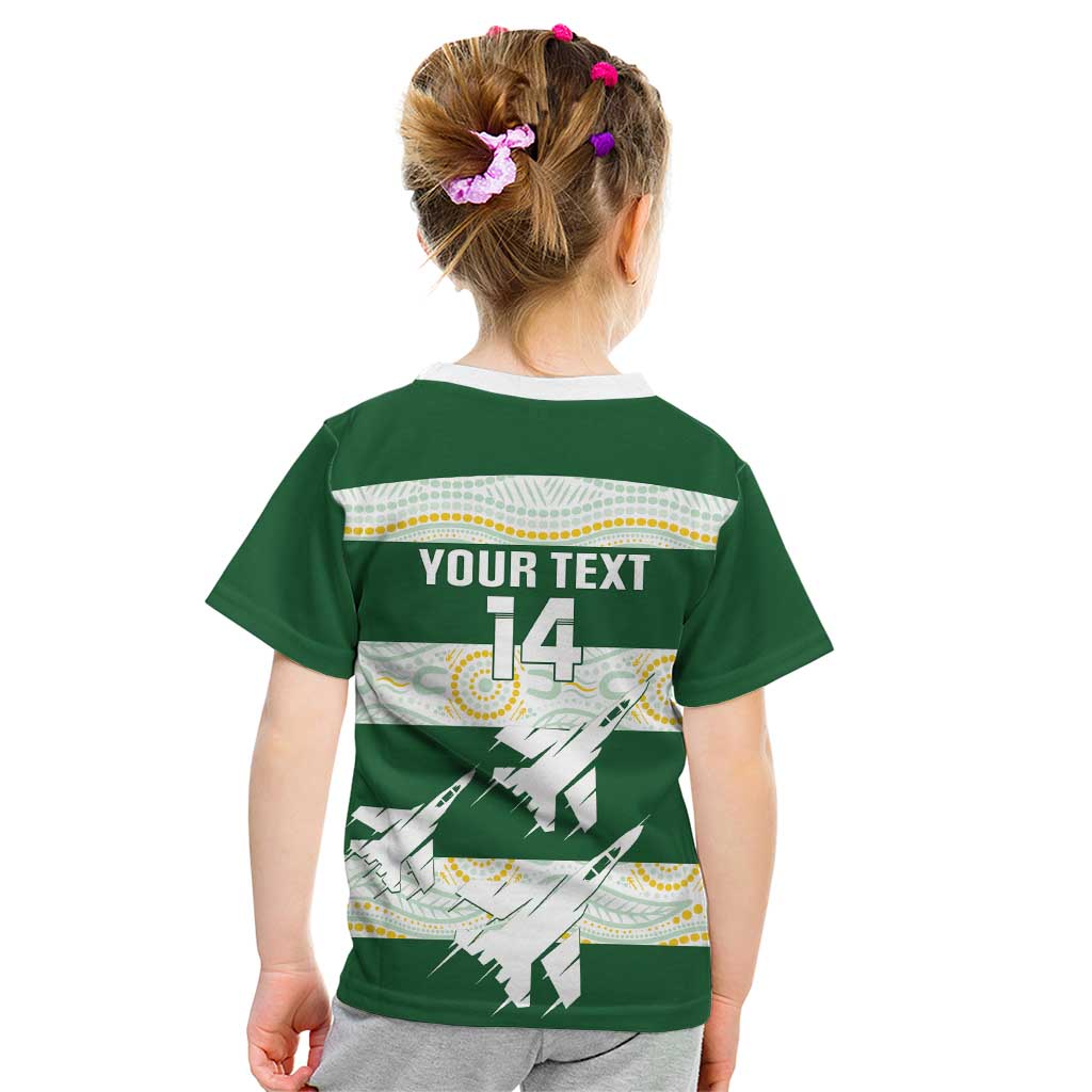Ipswich Rugby Custom Kid T Shirt Go Jets Aboriginal Art - Aussie Hoodie
