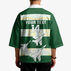 Ipswich Rugby Custom Kimono Go Jets Aboriginal Art - Aussie Hoodie
