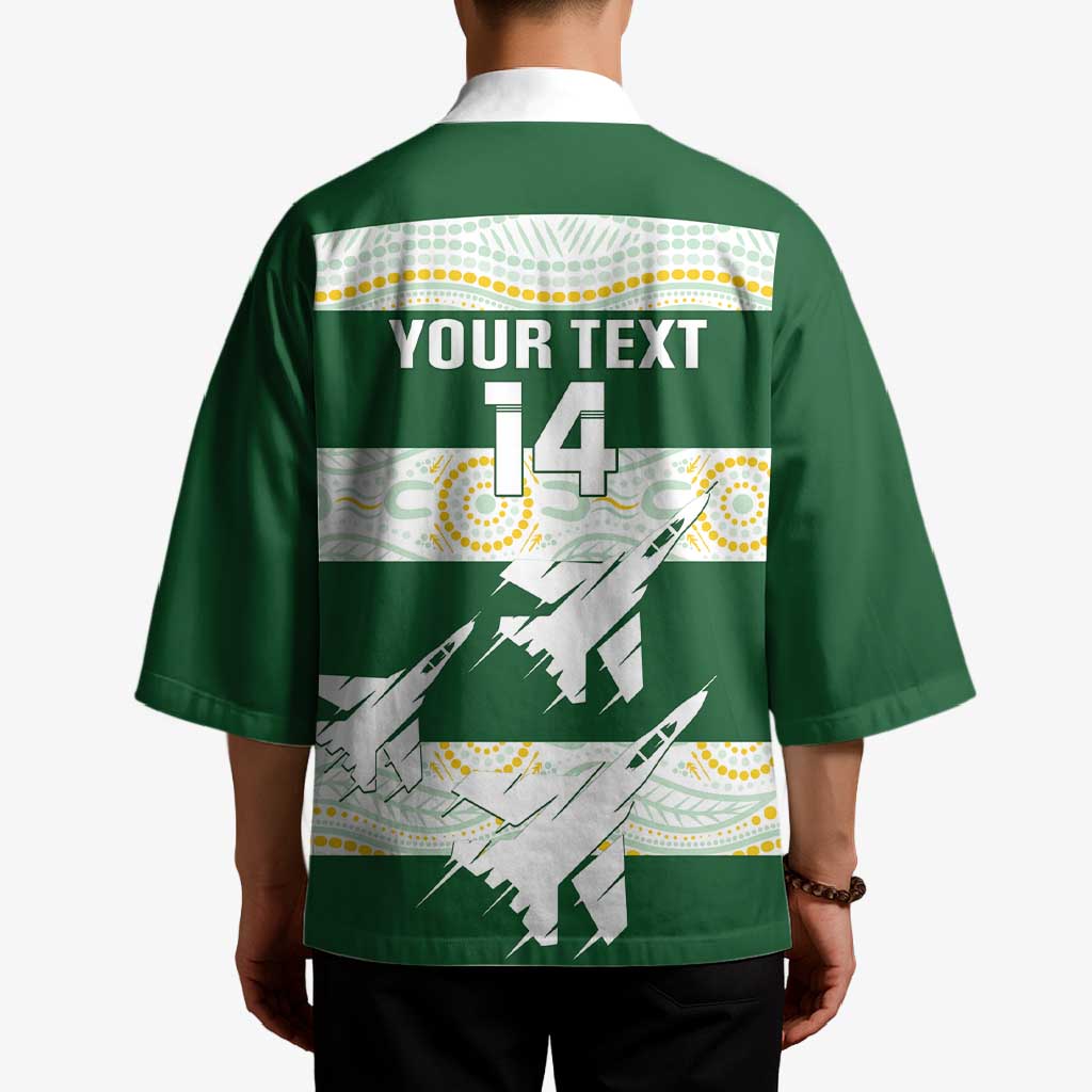 Ipswich Rugby Custom Kimono Go Jets Aboriginal Art - Aussie Hoodie