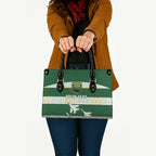 Ipswich Rugby Custom Leather Bag Go Jets Aboriginal Art - Aussie Hoodie