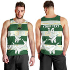 Ipswich Rugby Custom Men Tank Top Go Jets Aboriginal Art - Aussie Hoodie