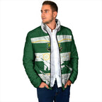 Ipswich Rugby Custom Padded Jacket Go Jets Aboriginal Art - Aussie Hoodie