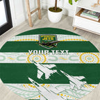 Ipswich Rugby Custom Round Carpet Go Jets Aboriginal Art - Aussie Hoodie