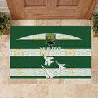 Ipswich Rugby Custom Rubber Doormat Go Jets Aboriginal Art - Aussie Hoodie