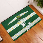 Ipswich Rugby Custom Rubber Doormat Go Jets Aboriginal Art - Aussie Hoodie