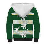 Ipswich Rugby Custom Sherpa Hoodie Go Jets Aboriginal Art - Aussie Hoodie