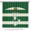 Ipswich Rugby Custom Shower Curtain Go Jets Aboriginal Art - Aussie Hoodie