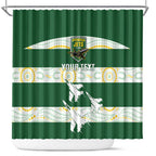 Ipswich Rugby Custom Shower Curtain Go Jets Aboriginal Art - Aussie Hoodie