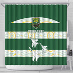 Ipswich Rugby Custom Shower Curtain Go Jets Aboriginal Art - Aussie Hoodie