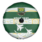 Ipswich Rugby Custom Spare Tire Cover Go Jets Aboriginal Art - Aussie Hoodie
