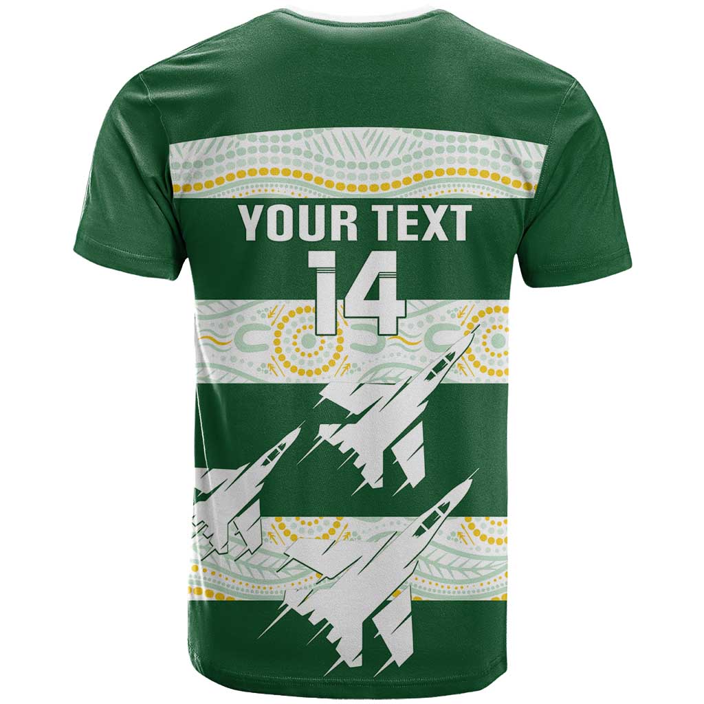 Ipswich Rugby Custom T Shirt Go Jets Aboriginal Art - Aussie Hoodie