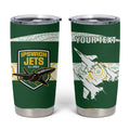 Ipswich Rugby Custom Tumbler Cup Go Jets Aboriginal Art - Aussie Hoodie