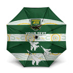 Ipswich Rugby Custom Umbrella Go Jets Aboriginal Art - Aussie Hoodie