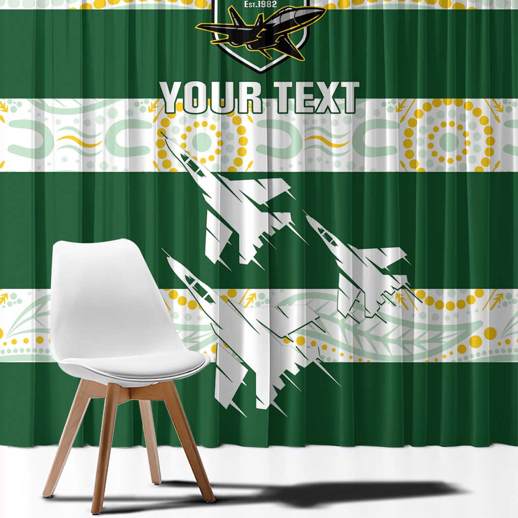 Ipswich Rugby Custom Window Curtain Go Jets Aboriginal Art - Aussie Hoodie