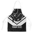 Souths Rugby Custom Apron Go Magpies Mascot Aboriginal Art - Aussie Hoodie