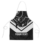 Souths Rugby Custom Apron Go Magpies Mascot Aboriginal Art - Aussie Hoodie