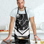 Souths Rugby Custom Apron Go Magpies Mascot Aboriginal Art - Aussie Hoodie